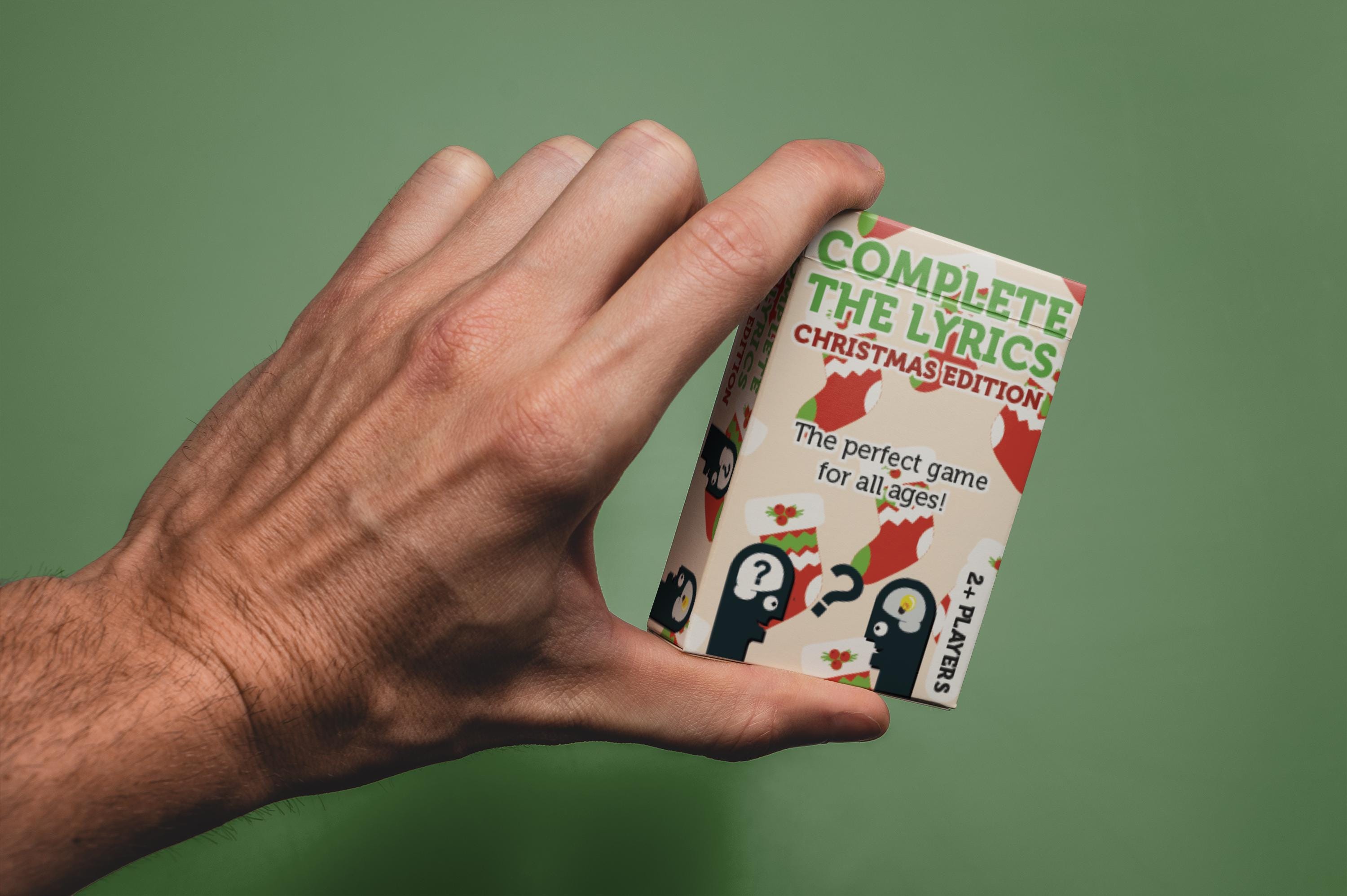 Christmas Song Trivia Card Game | Festive Holiday Party Game & Gift
