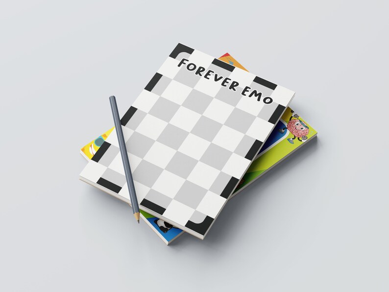 Forever Emo A6 Notepad - Funny Gift for Emo Fans — additional product photograph 1