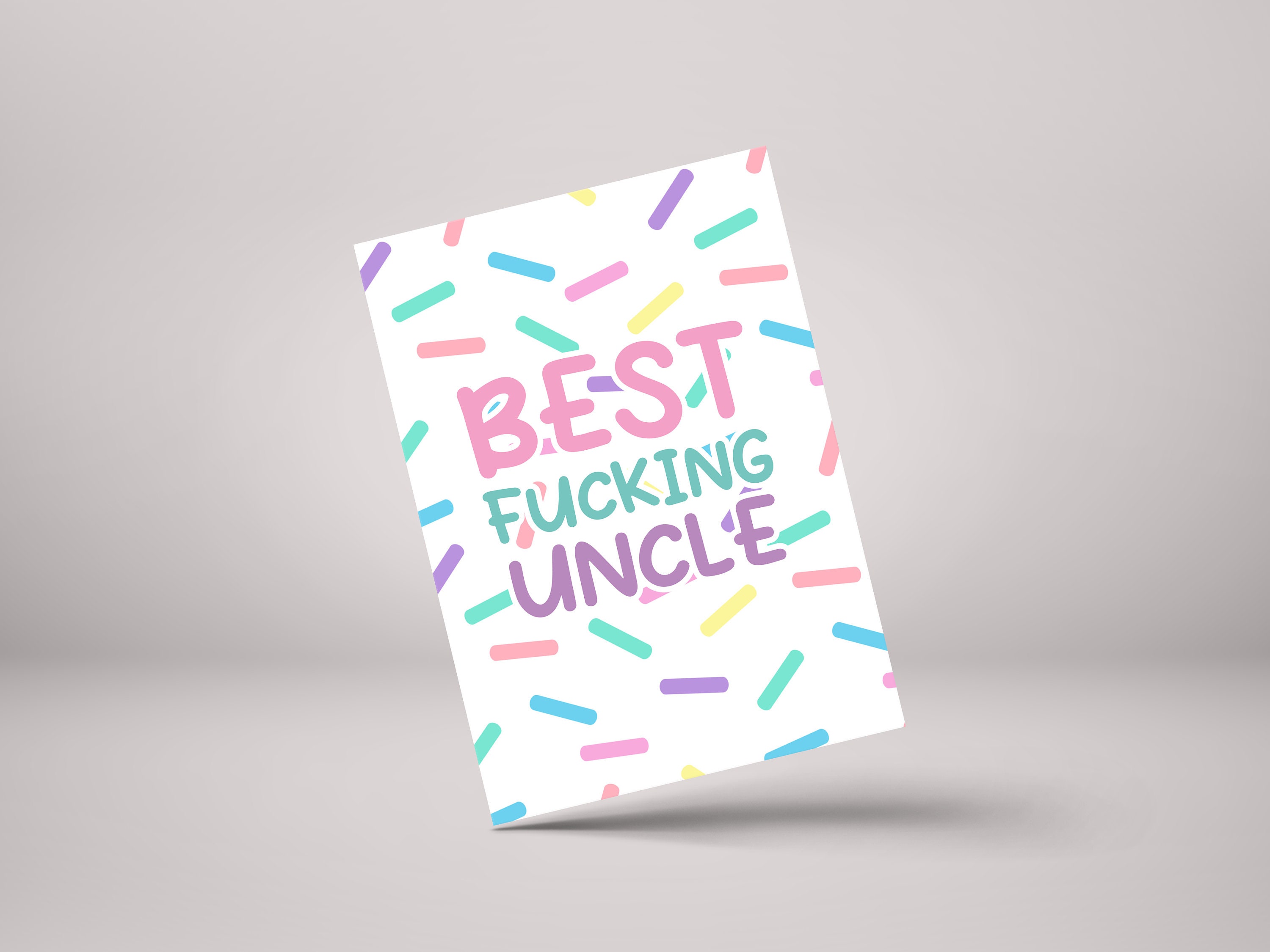 Best F*cking Uncle - Funny Uncle Birthday Card