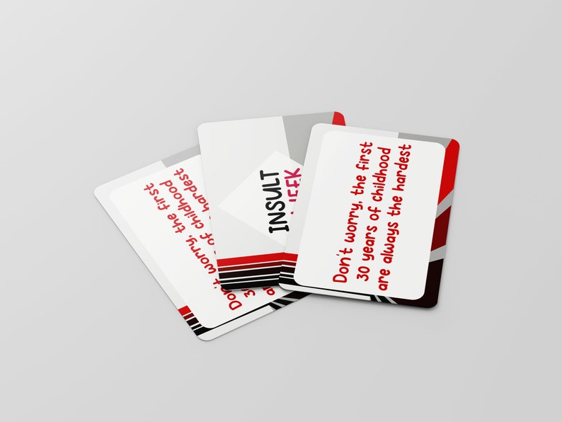 Insult A Week 18+ - Funny Rude Card Pack, Friend Birthday Present ...