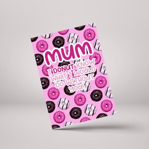 Maman, je ne sais pas ce que je ferais sans toi - Carte de voeux personnalisée Maman rigolote