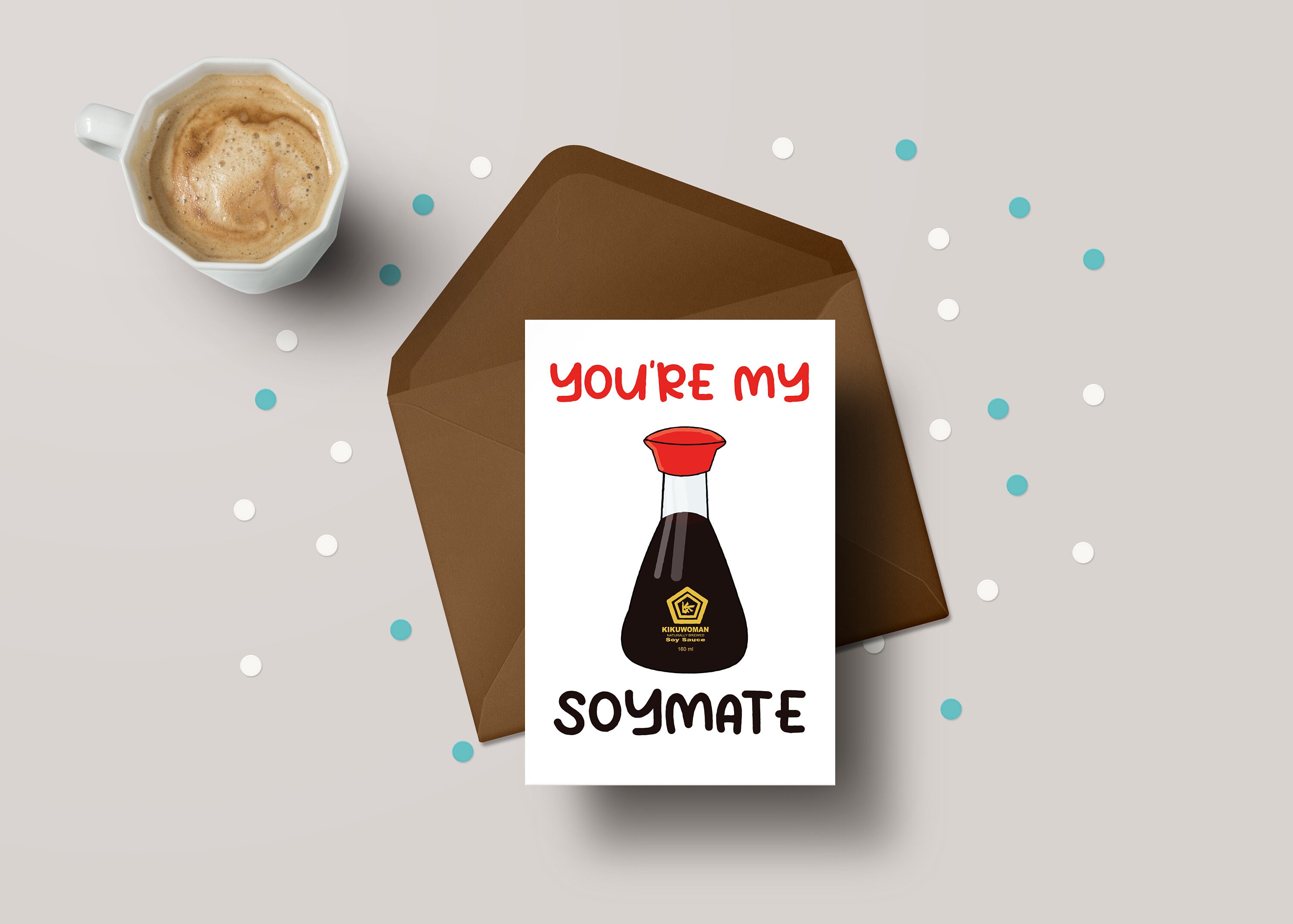 Soymate Card - Funny Valentine's & Anniversary Card for Partner