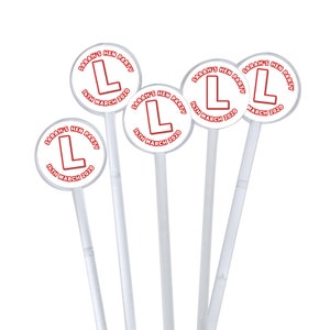 L Learner Hen Party Cocktail Stirrers, Hen Party Swizzle Sticks, Hen Party Drinks Stirrers, Wedding Stirrers, Personalised Cocktail Stirrers