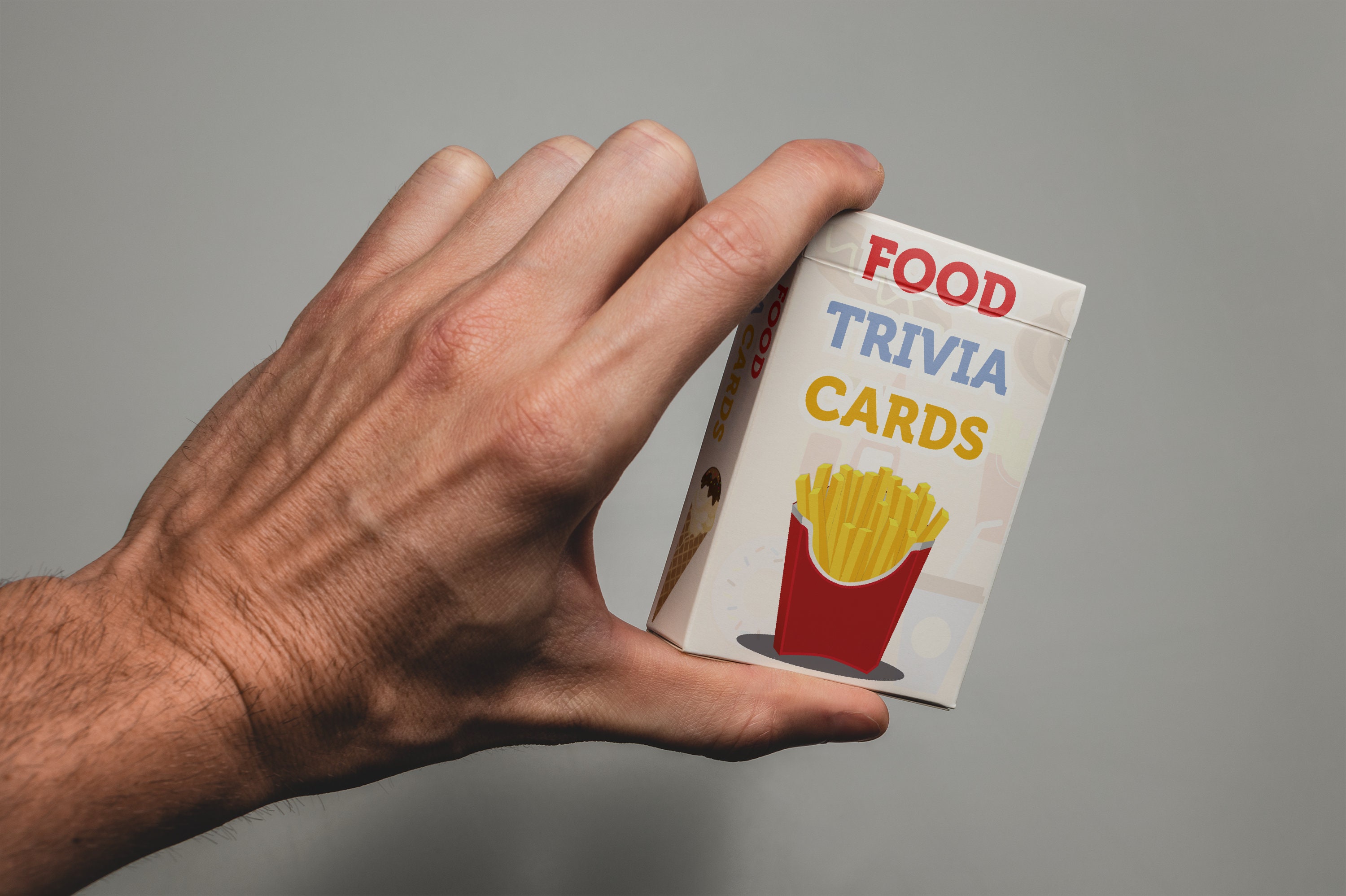 Food Trivia Quiz Card Game - 52 Cards for Fun Gatherings