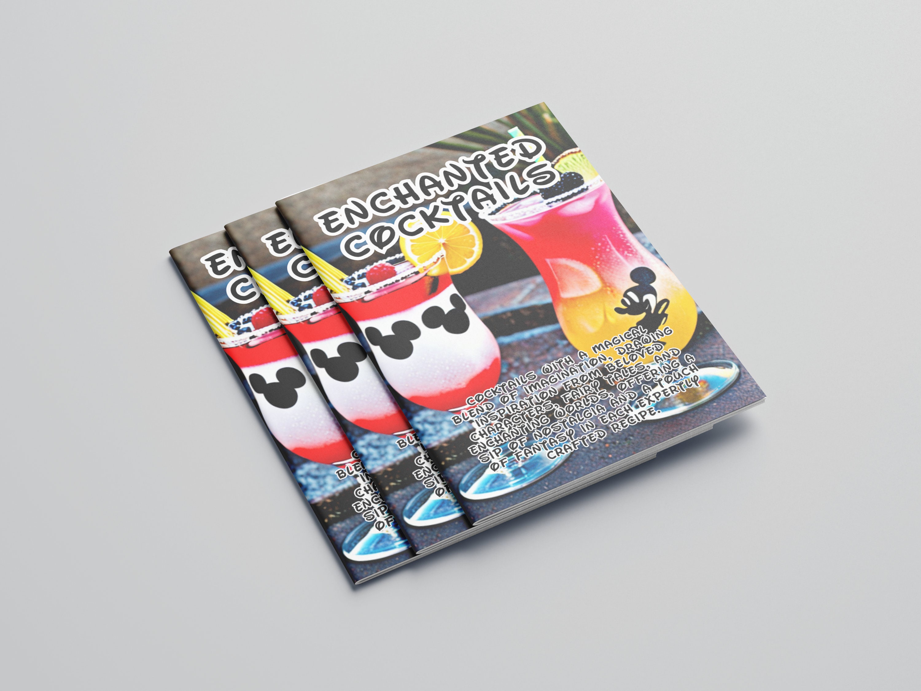 Enchanted Cocktail Recipe Book - Mini Adult Cocktail Making Guide