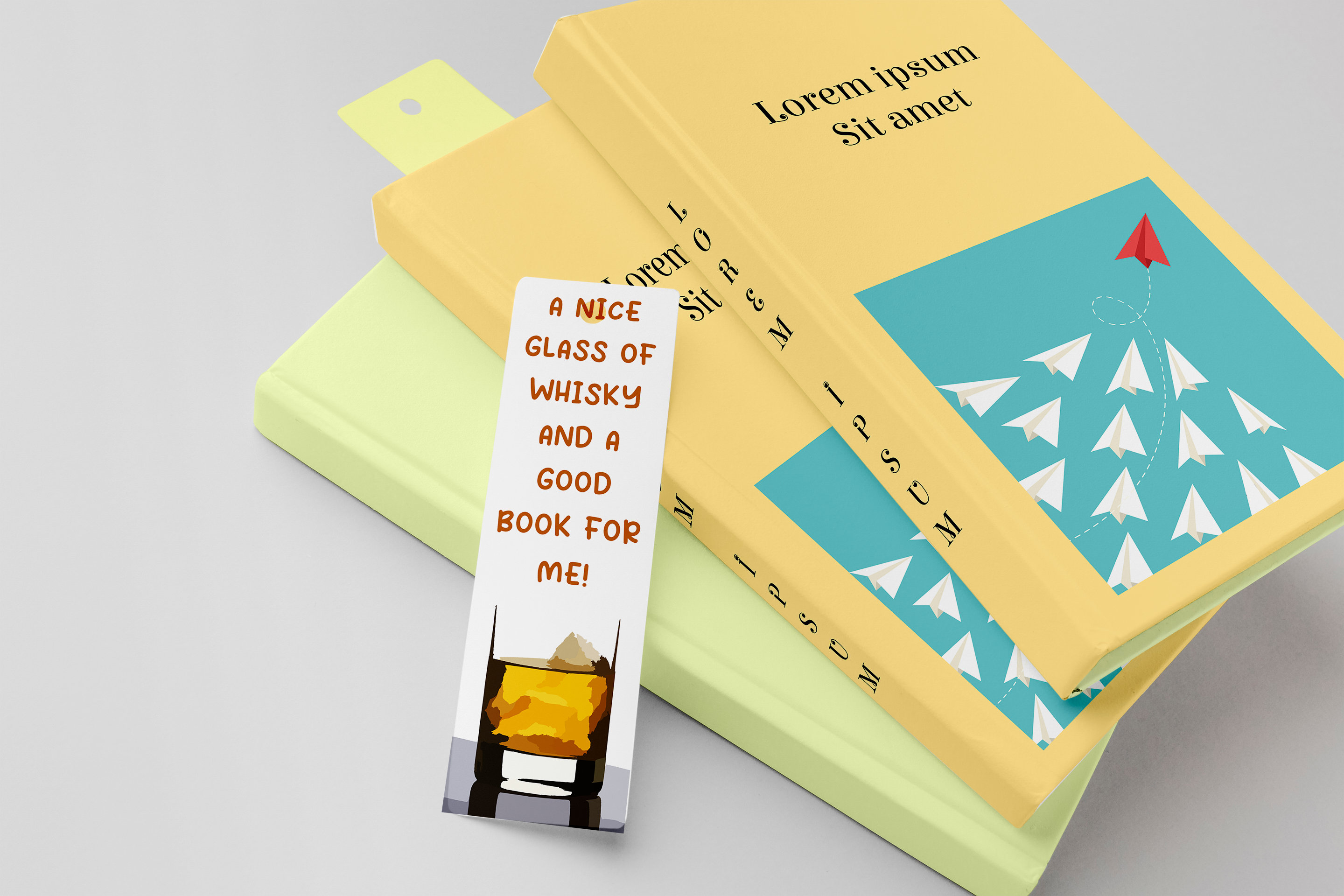 Whisky & Book Bookmark - Perfect Gift for Book Lovers