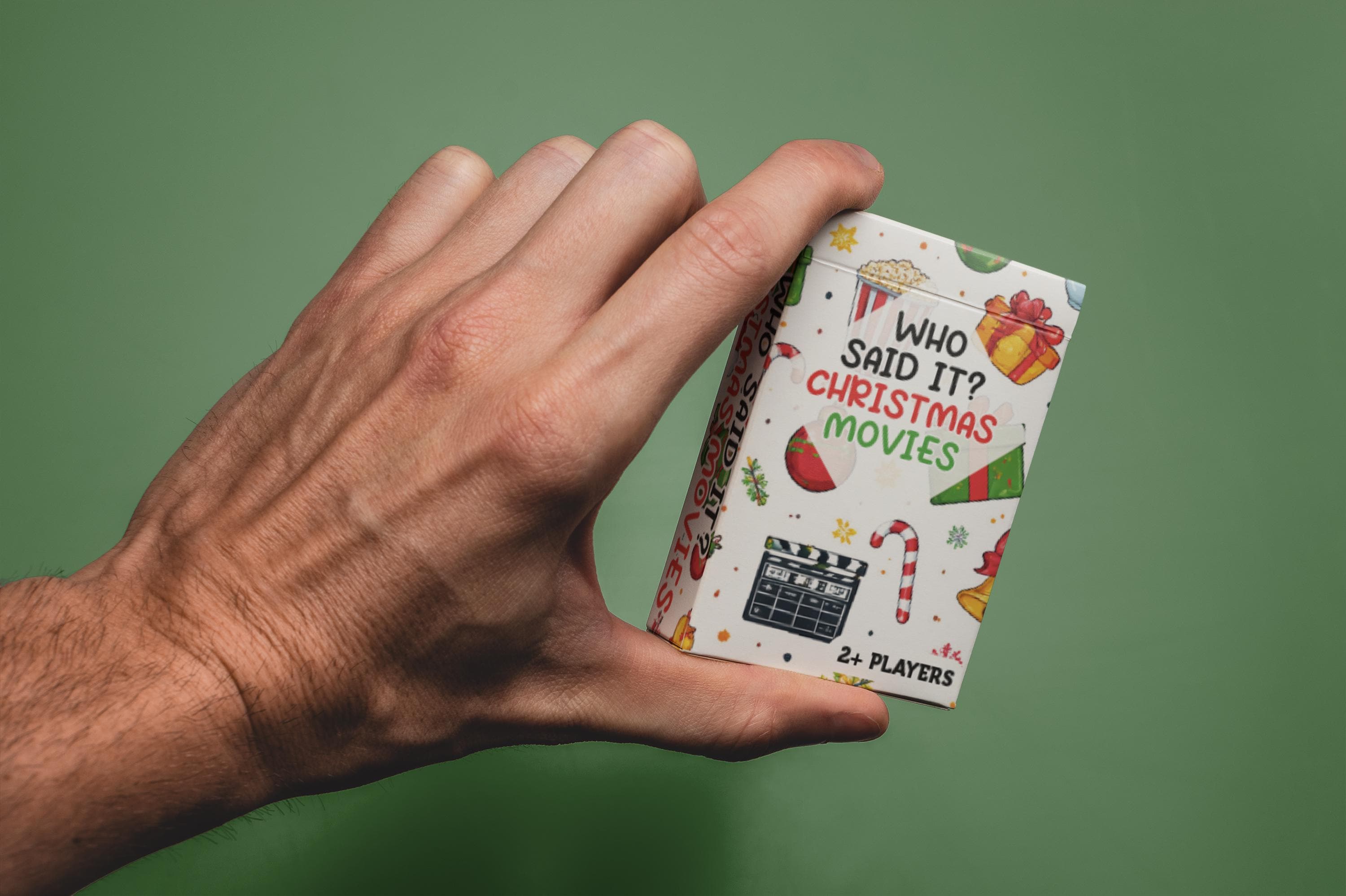 Who Said It Christmas Movie Game – Festive Film Quote Card Game