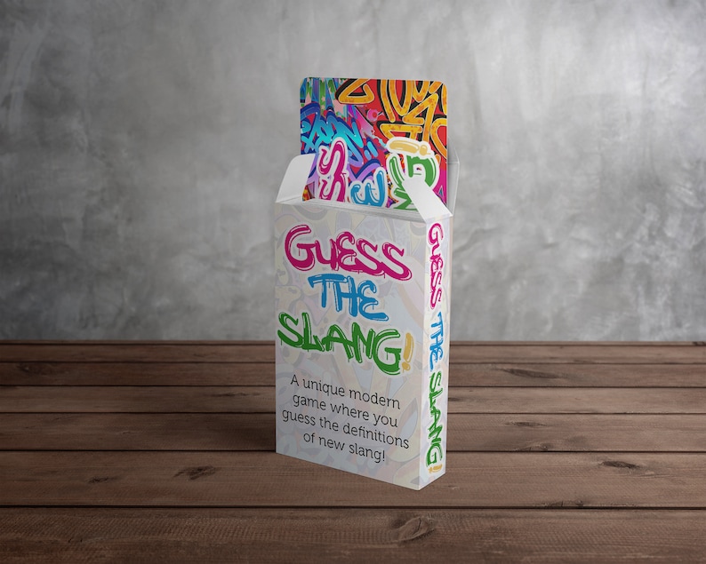 Guess The Slang Game - Fun Adult Card Game for Parties