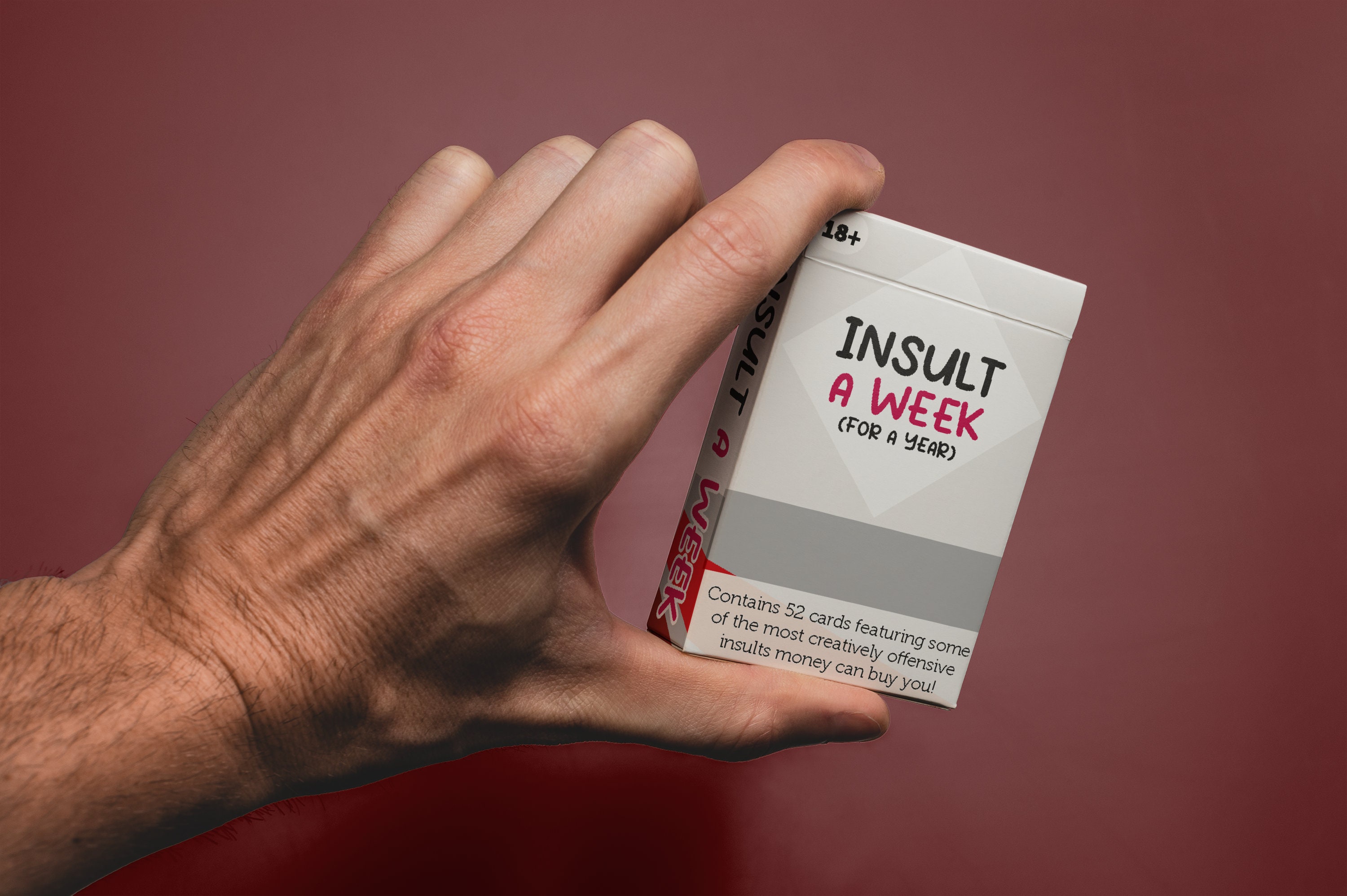 Insult A Week Card Pack - Funny Rude Birthday Gift for Friends