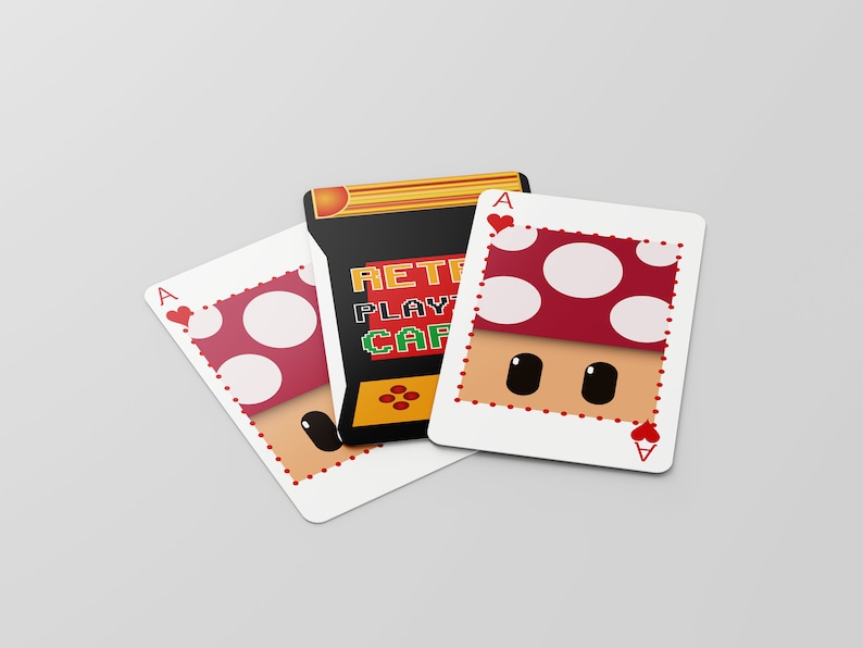 Retro Gamer Playing Cards 52 Playing Cards Laminated Card Etsy UK