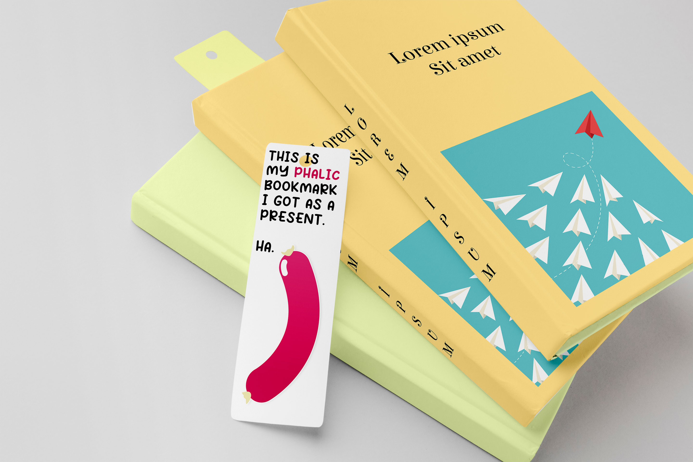Phallic Bookmark - Funny Metal Bookmark Gift for Books & Gifts
