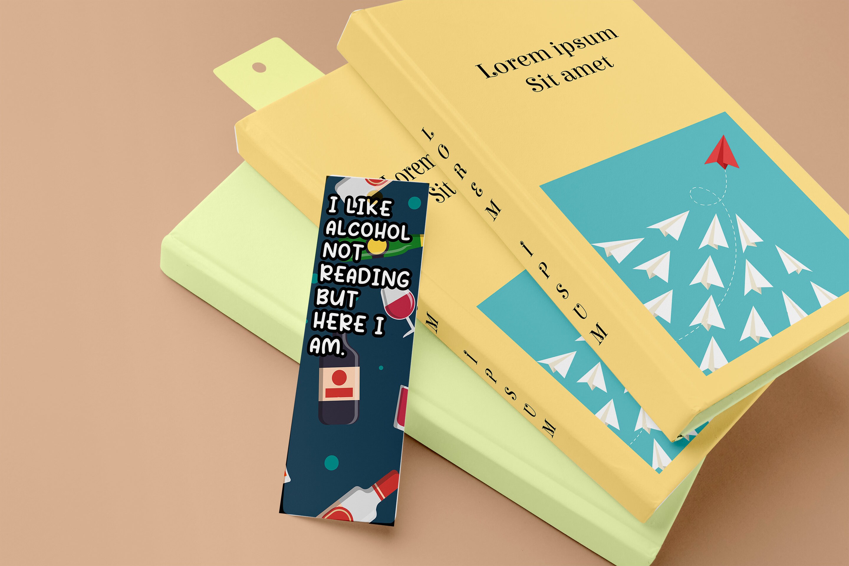 Funny Bookmark - Alcohol Lover Gift for Readers