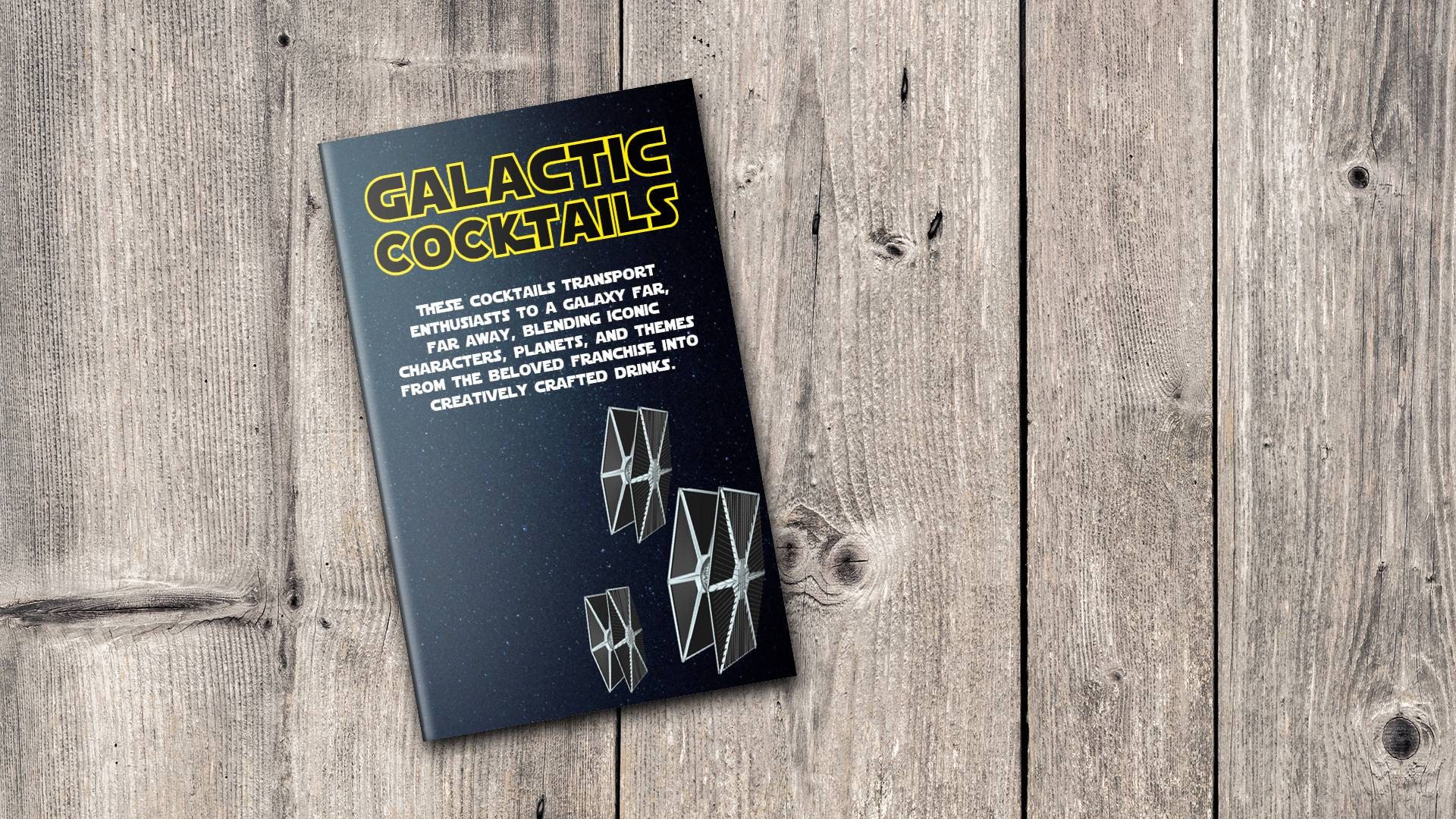 Galactic Cocktail Recipe Book - Mini Adult Cocktail Making Guide