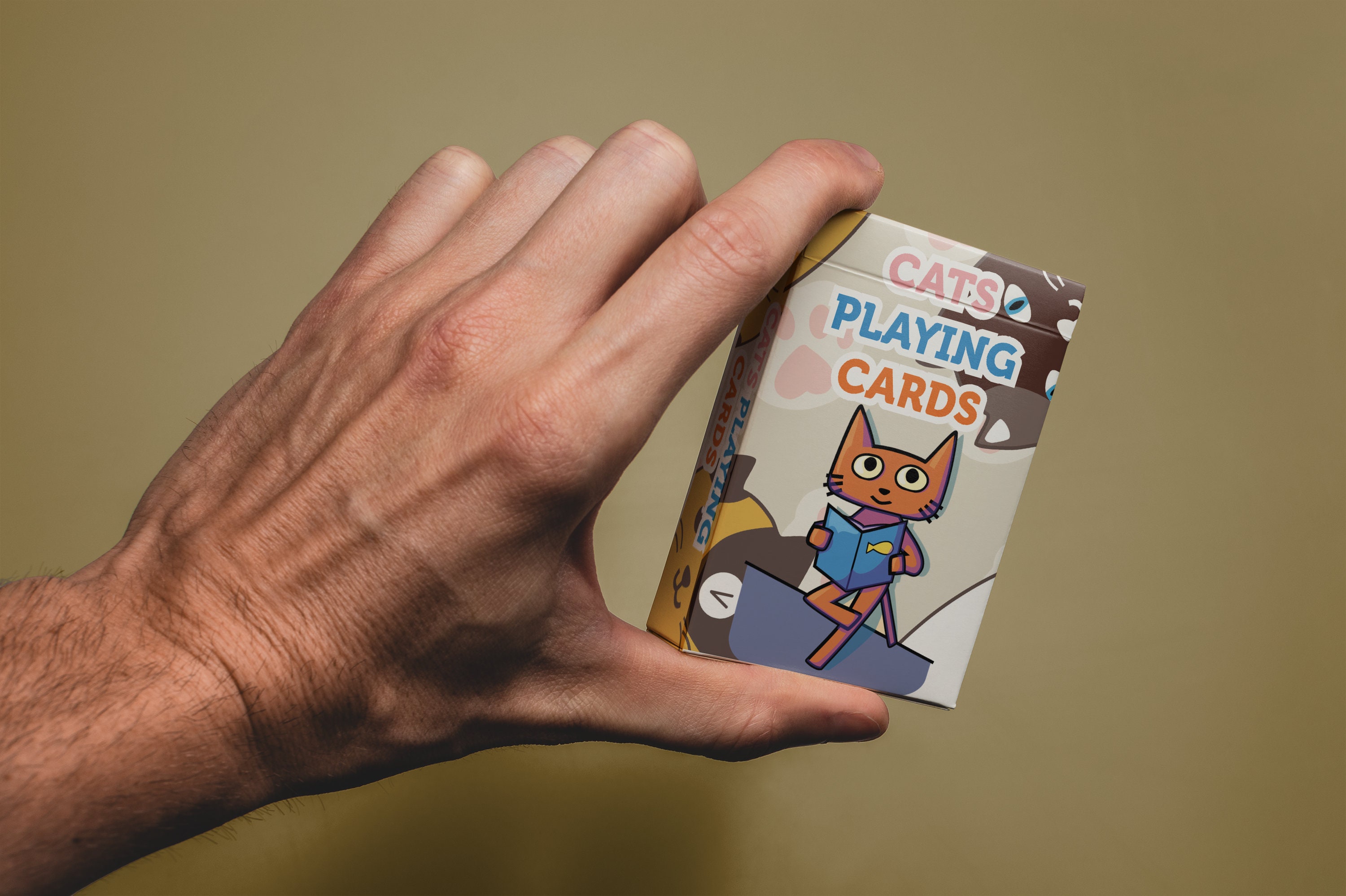 Modern Cat Playing Cards, 52 Card Deck for Fun & Games