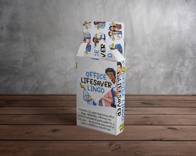 Office Lingo Lifesaver Cards, Funny Work Gift — additional product photograph 2