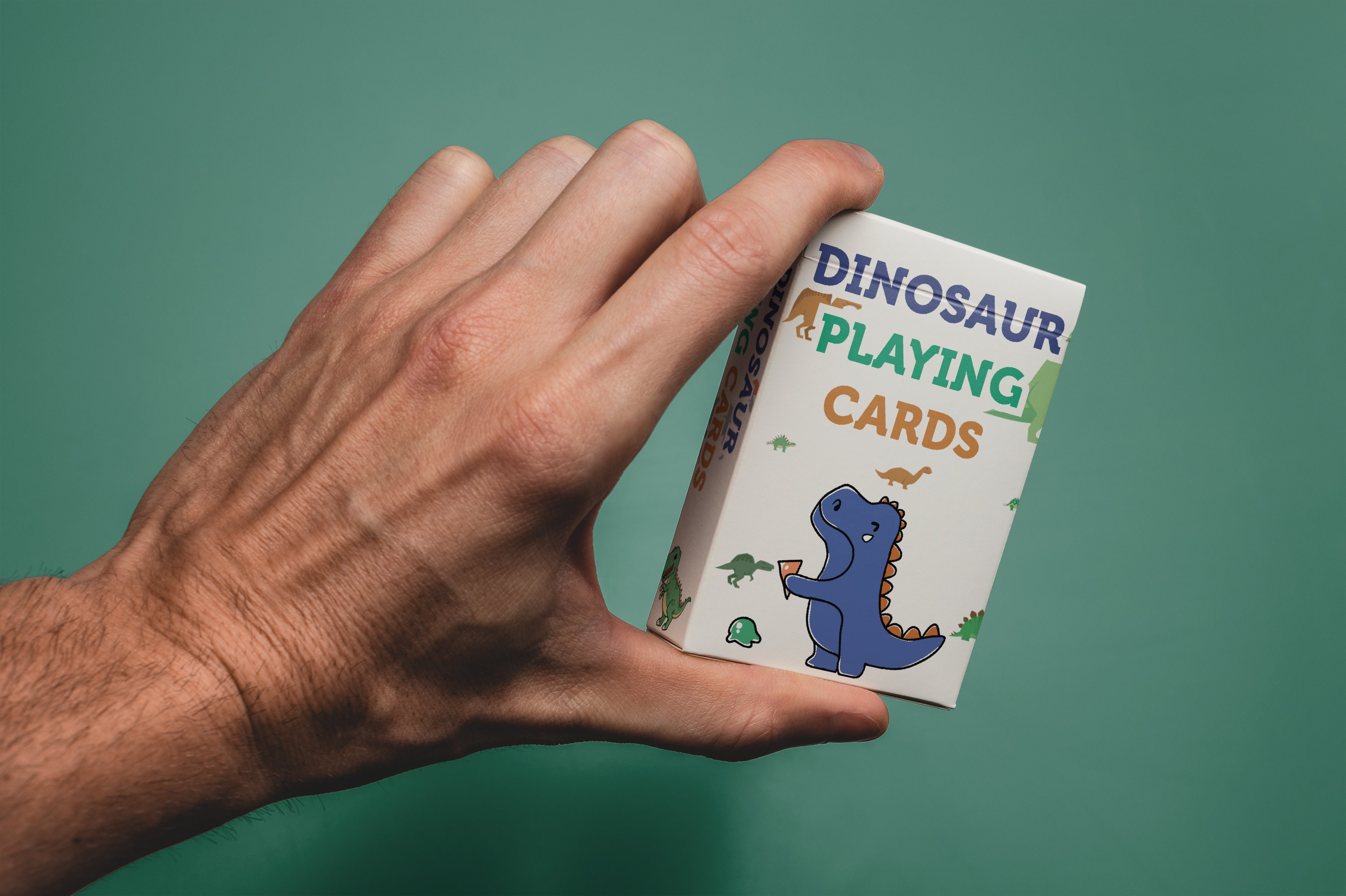 Dinosaur Playing Cards - Fun Card Game for Adults & Kids