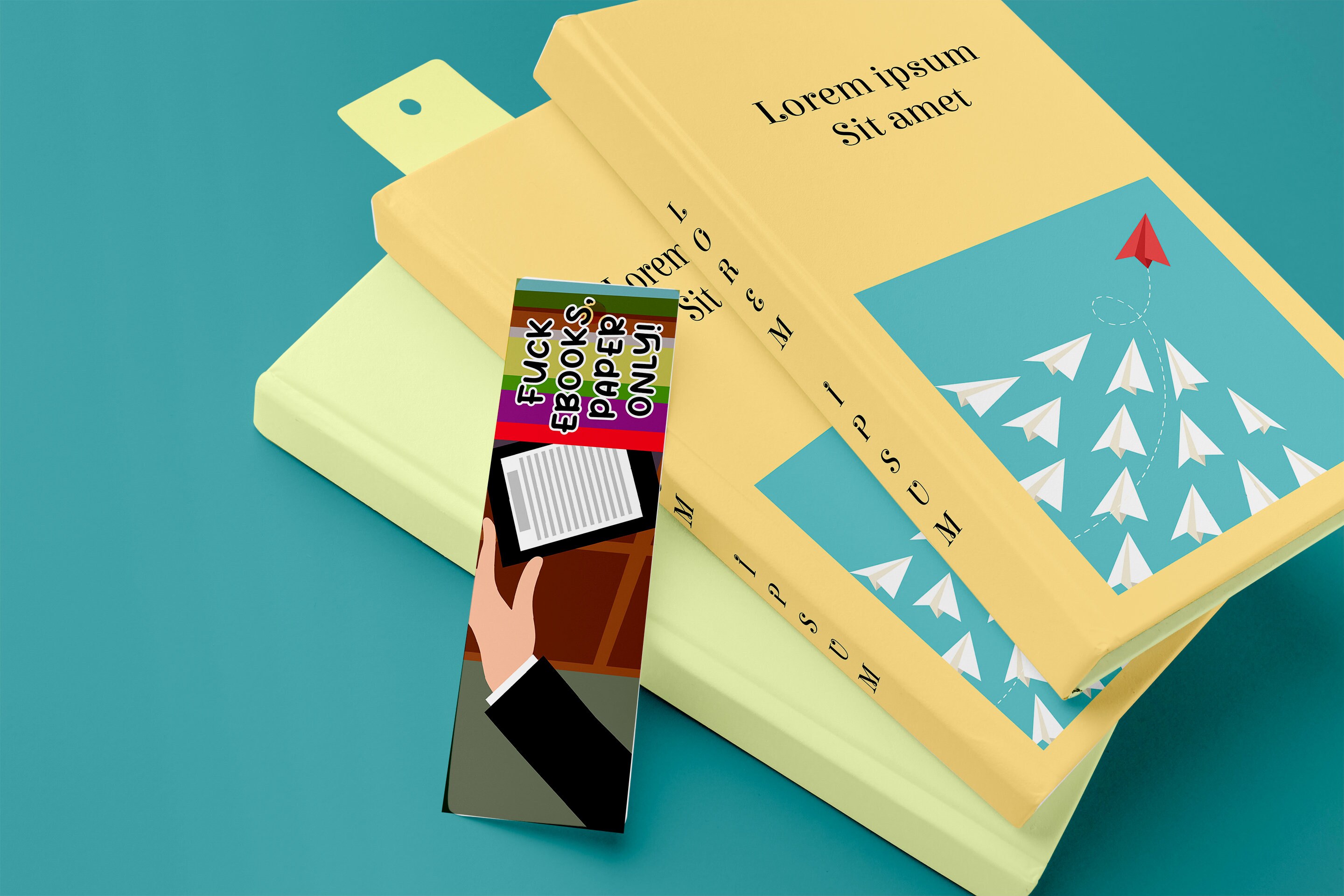 F*ck eBooks Bookmark, Funny Gift for Book Lovers