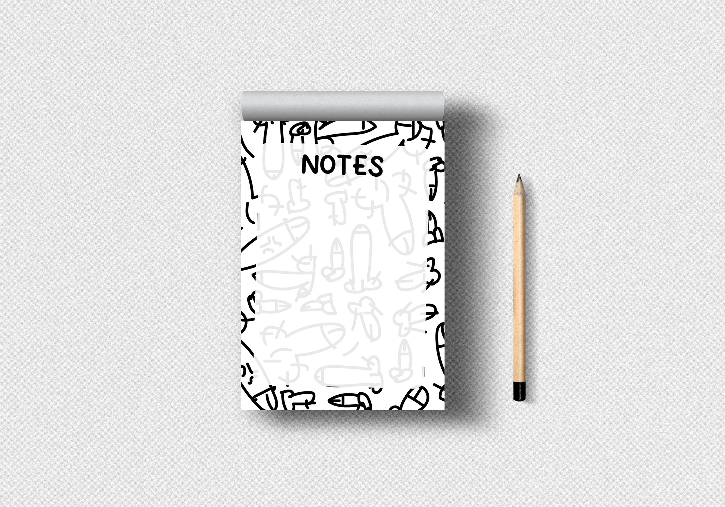 Penis Funny Notepad - A6, Rude Joke Gift