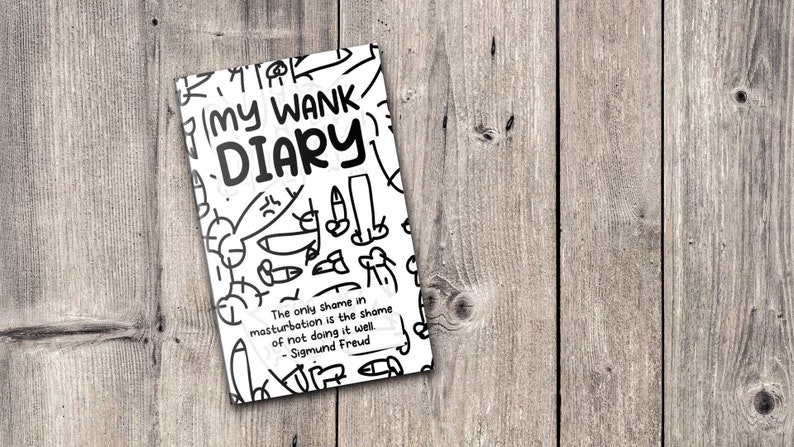Wank Diary Book: Funny Adult Tracker & Notepad Gift Notepad Gift
