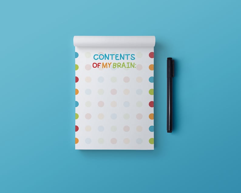 Mental Health Notepad, A6, Self Care & Wellbeing Gift for Wellbeing & Wellb