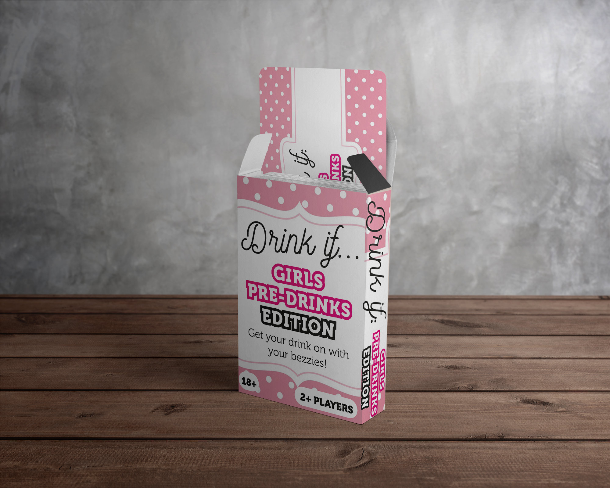 DRINK IF Girls Pre Drinks Adult Card Game - Uni Freshers Pre-Drinks Fun
