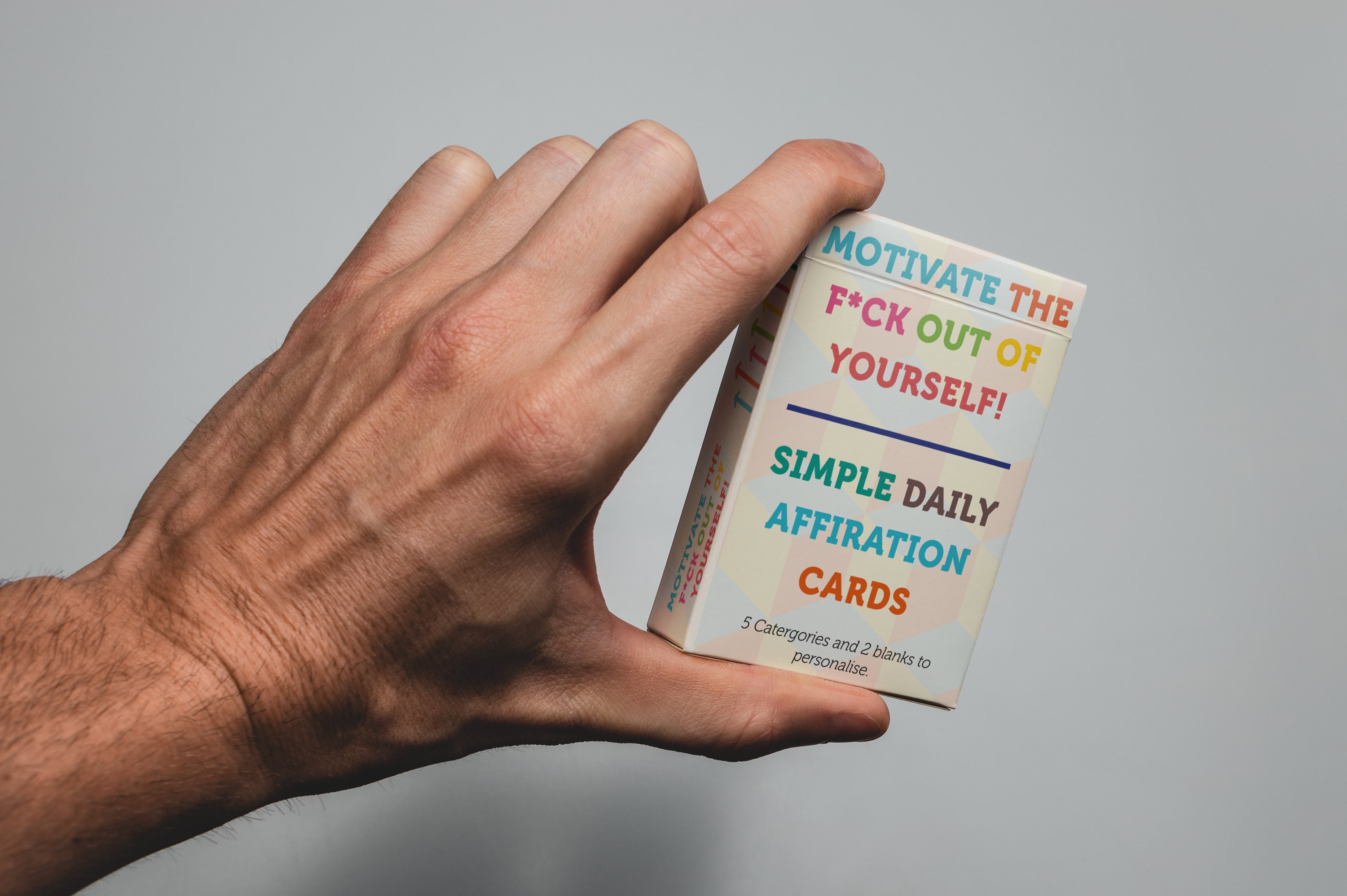 Positivity Cards: Motivational Box, Daily Affirmations for Happiness Deck