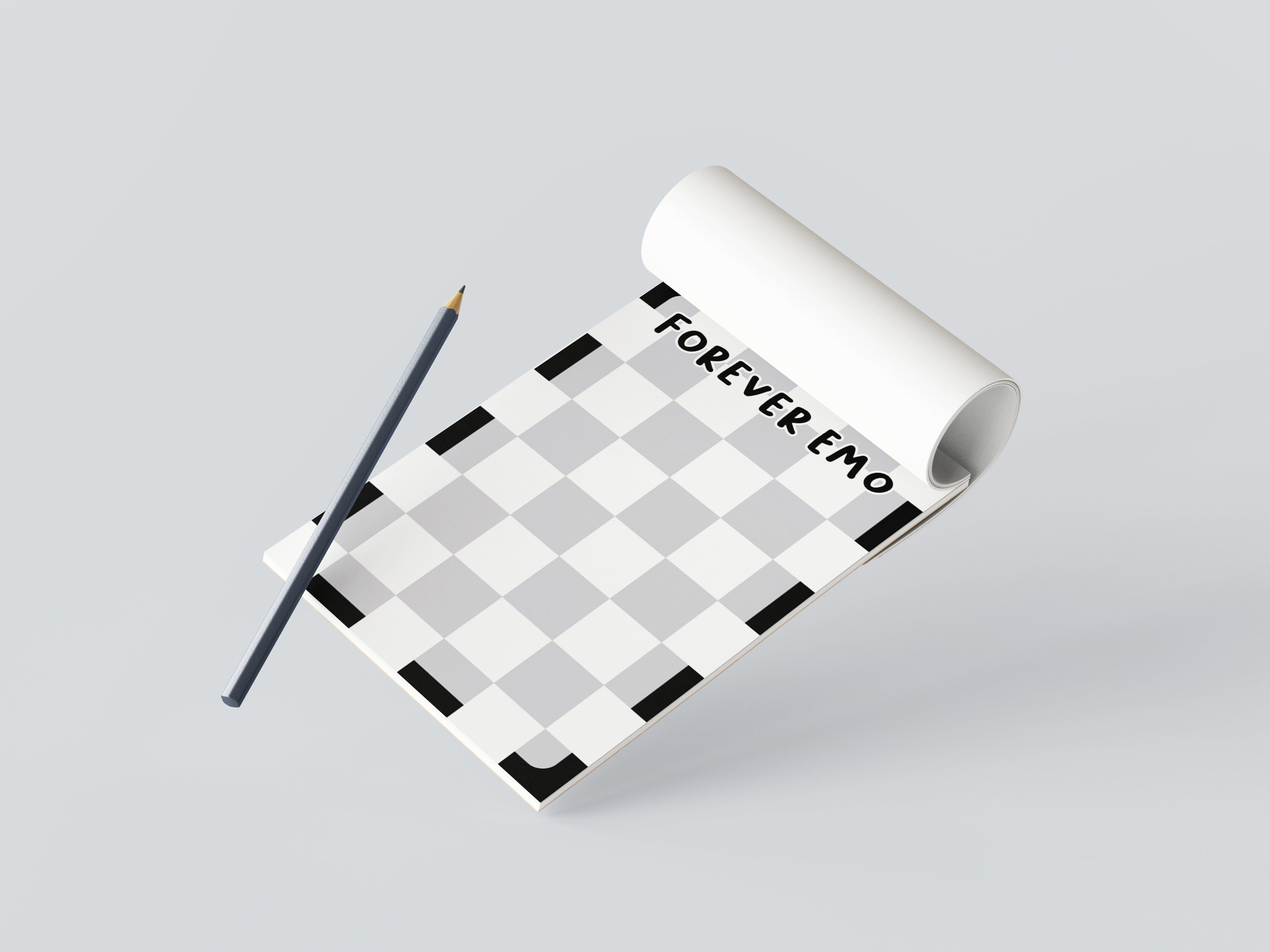 Forever Emo A6 Notepad - Funny Gift for Emo Fans