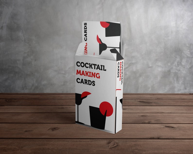 Cocktail Recipe Cards - Date Night & Party Cocktail Making Pack