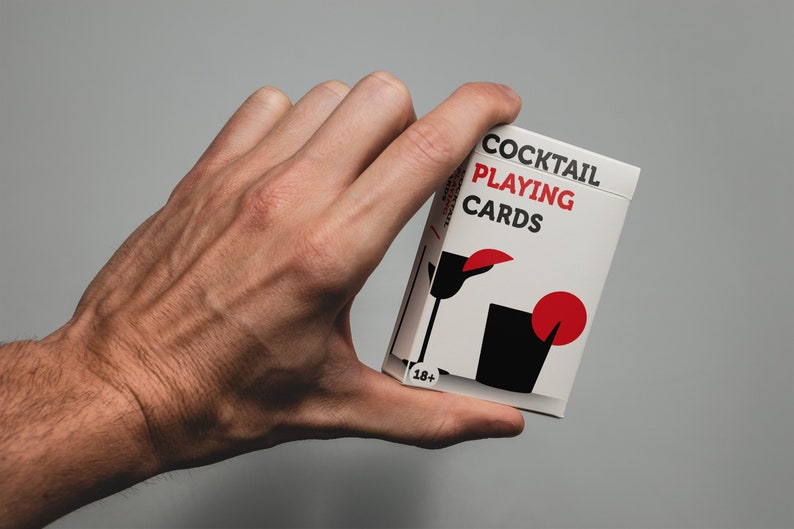 Cocktail Playing Cards, Card Game for Date Night or Party