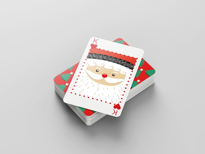 Christmas Playing Cards – Colourful 52-Card Deck — additional product photograph 2