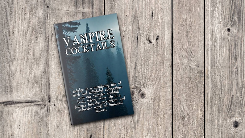Vampire Cocktail Book: Mini Adult Cocktail Recipe Book
