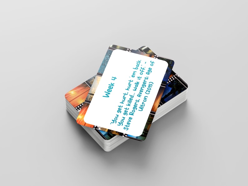 Movie Quote A Week – 52 Film Quote Cards — additional product photograph 1