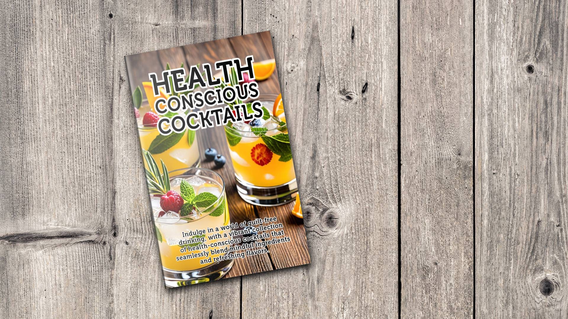 Health Conscious Cocktail Recipe Book | Mini Adult Fun