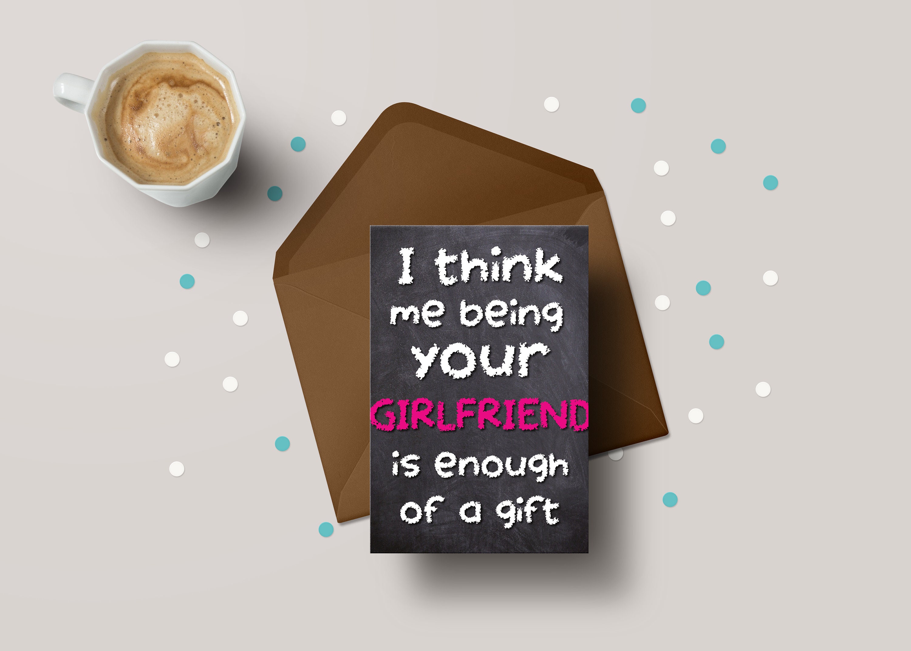 Boyfriend Birthday Card - Funny Girlfriend Gift - Anniversary Card