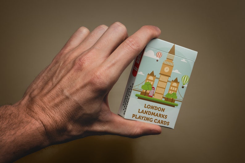 London Souvenir Playing Cards - Illustrated Travel Card Game Gift
