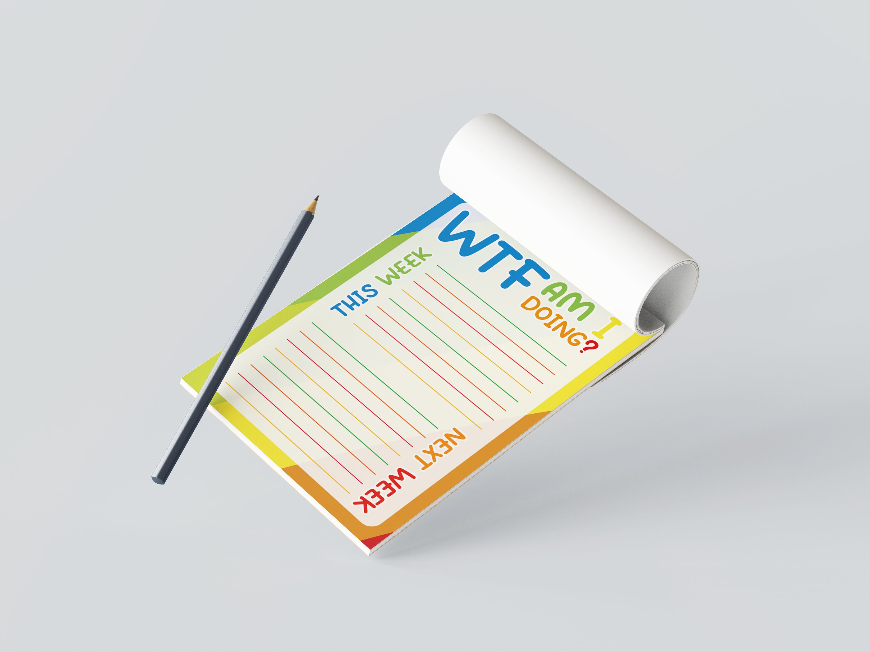 WTF Am I Doing This Week Notepad | Funny A6 To Do List Pad