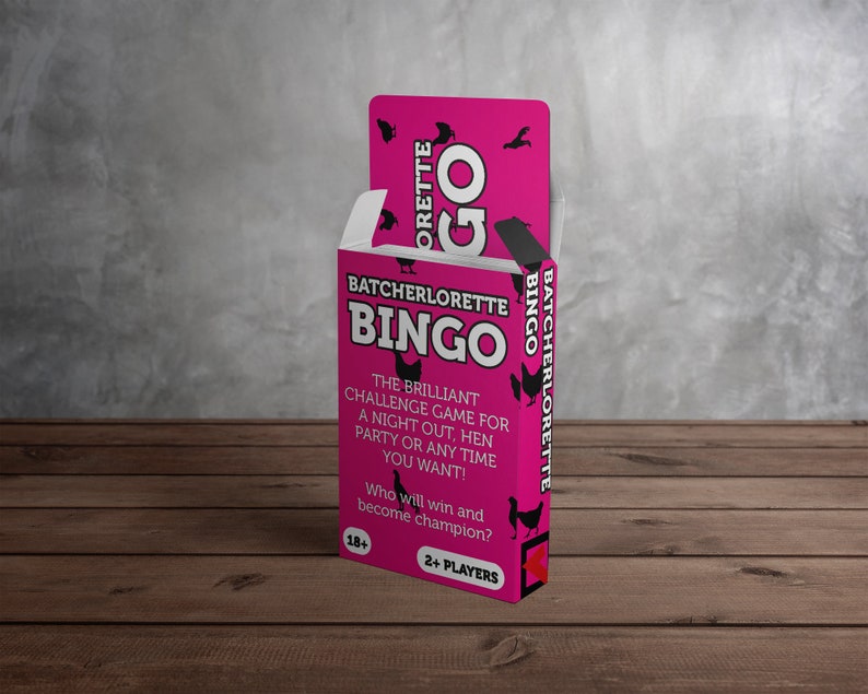 Naughty Bachelorette Bingo Game - Hen Do Card Drinking Game