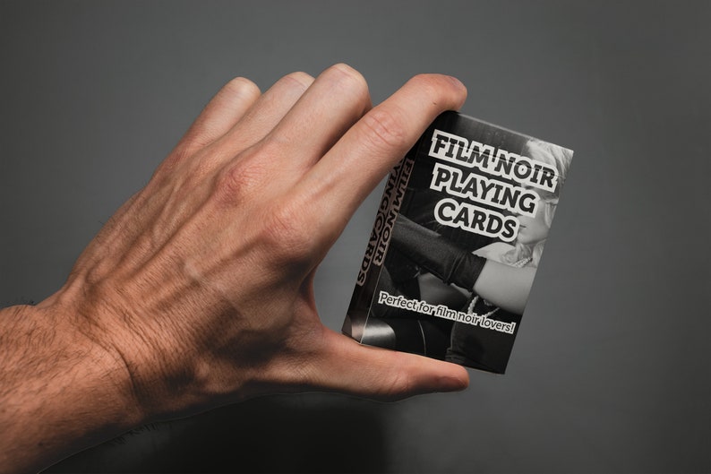 Film Noir Playing Cards – 52-Card Cinema Gift