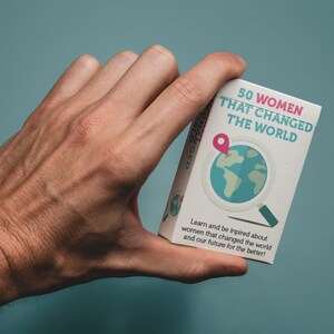 50 mujeres que cambiaron el mundo - Paquete de tarjetas educativas sobre la historia de las mujeres