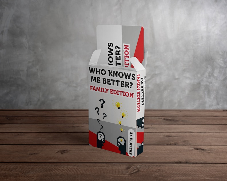 Who Knows Me Better? – 52-Card Family Game