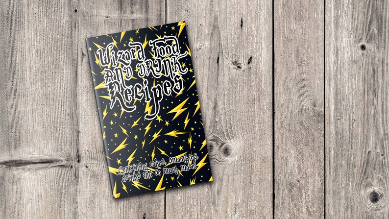 Wizard Food & Drink Recipe Book - For Miniature Harry Potter Feasts