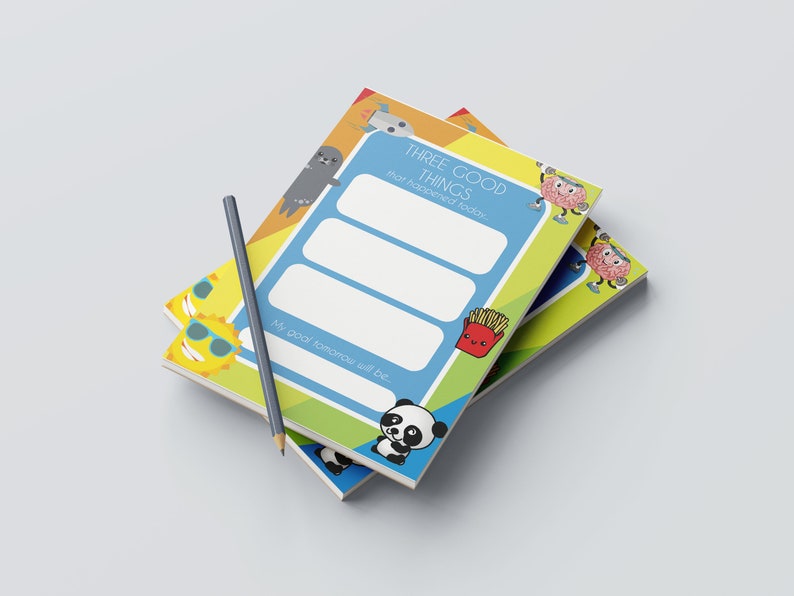 Three Good Things Today Pad | A6 Notepad for Gratitude & Wellbeing