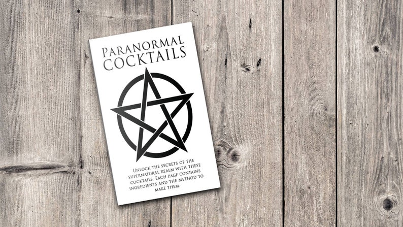 Paranormal Cocktail Book - Spooky Drink Recipes for Adults