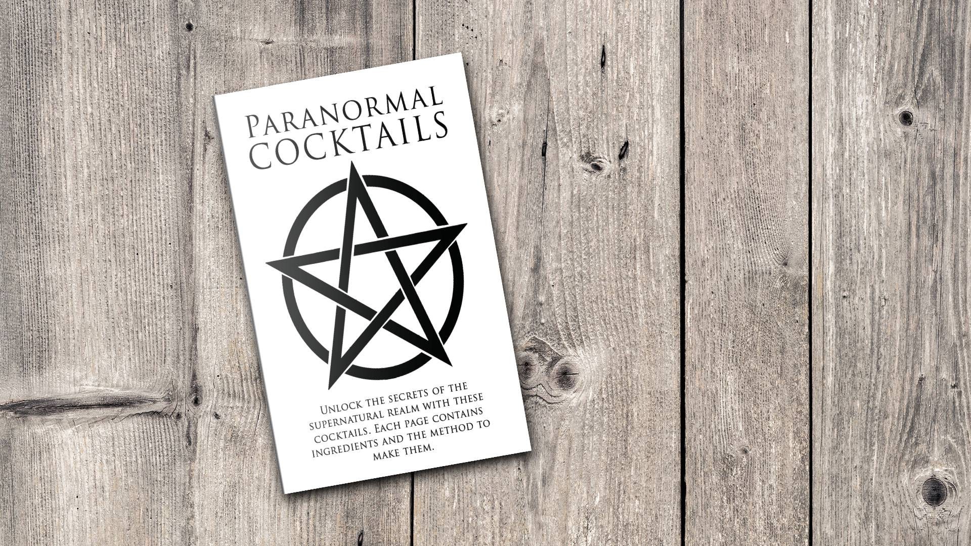 Paranormal Cocktail Book - Spooky Drink Recipes for Adults