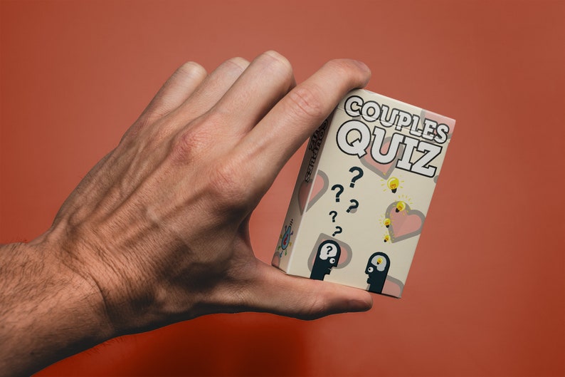 Couples Quiz Card Game - Intimacy Deck - Valentines & Anniversary Gift