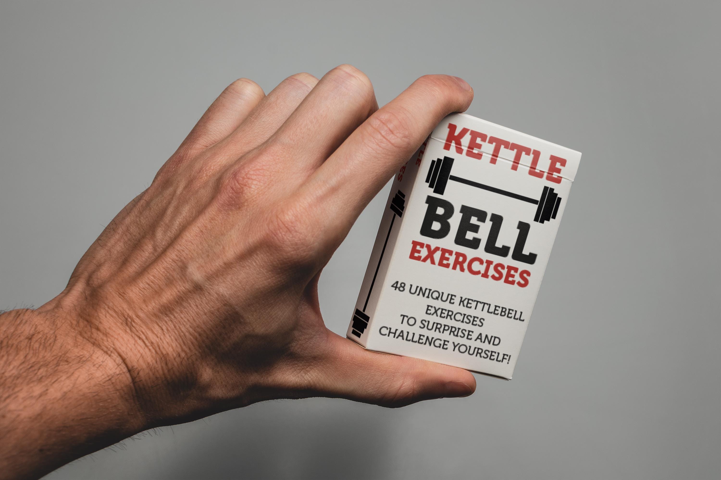 Kettlebell Exercise Cards | Home Gym Training Cards | Fitness Gift