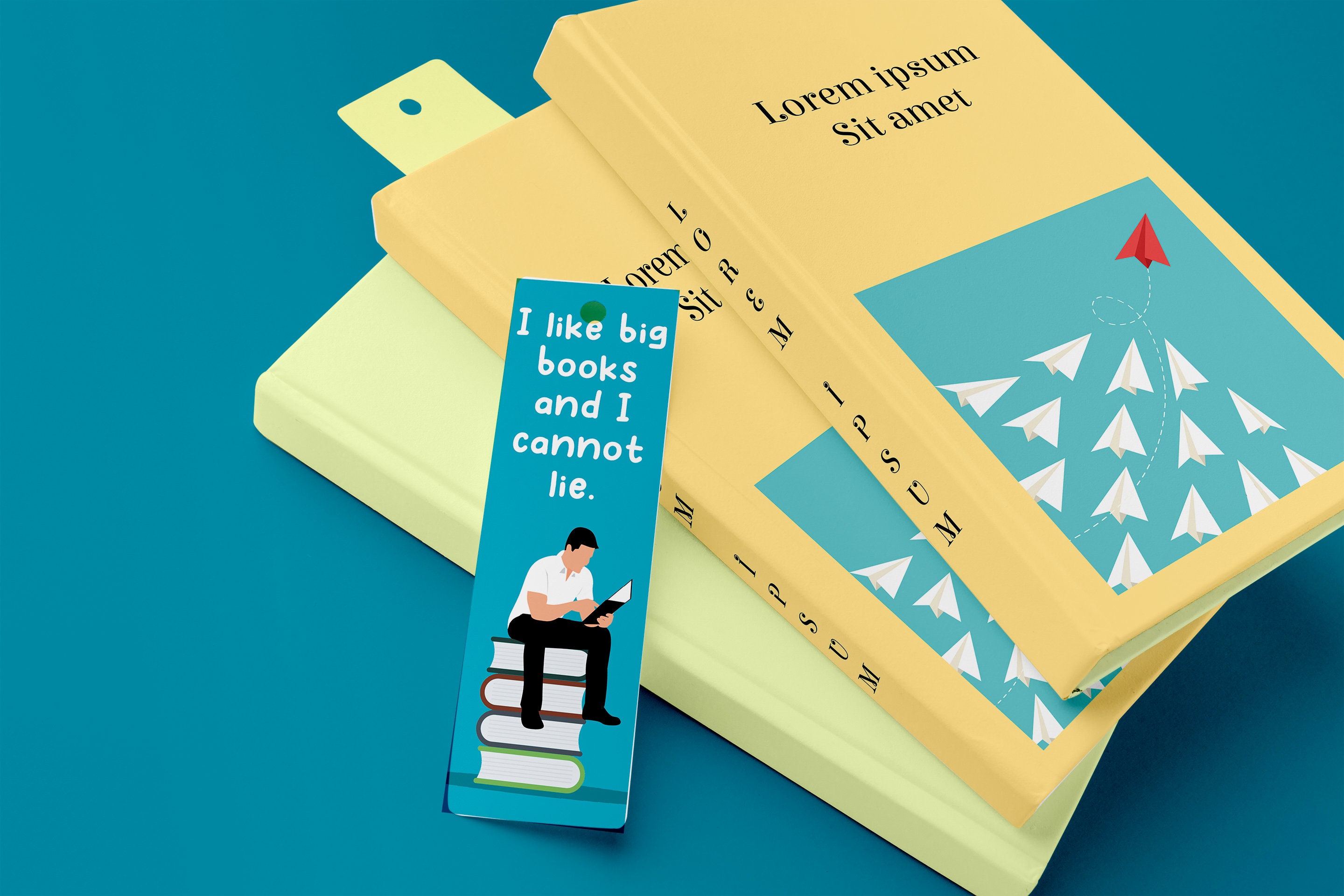 Funny Bookmark: I Like Big Books & I Cannot Lie - Book Lover Gift