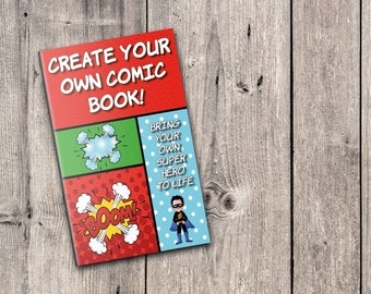 Blank Comic Book for Kids, Adults, Create Your Own Story, Comics, Graphic Novels - Comic Book Maker for Kids & Adults