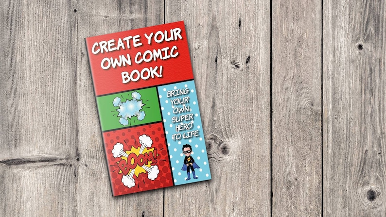 Blank Comic Book for Kids & Adults - Create Your Own Story