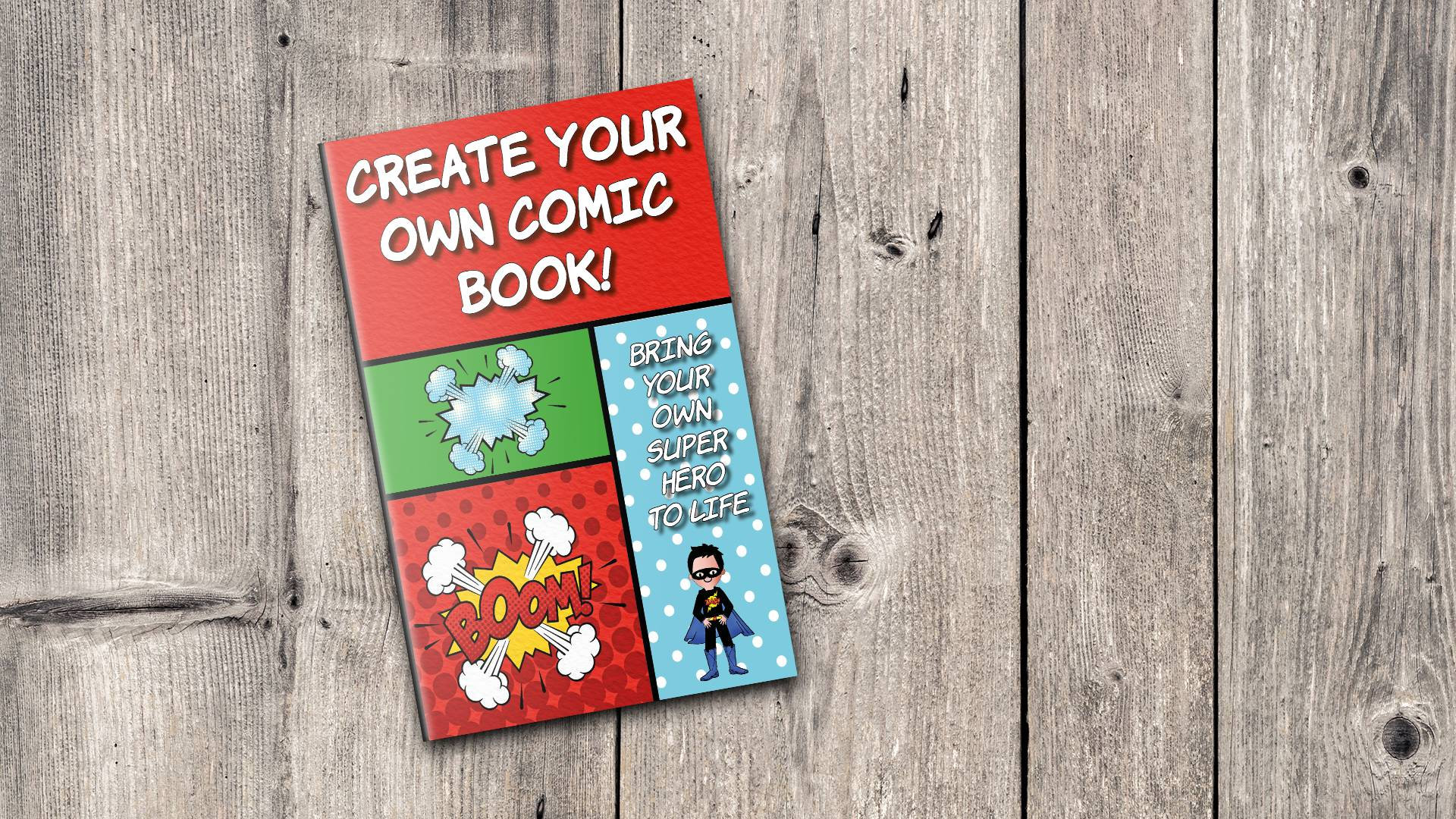 Blank Comic Book for Kids & Adults - Create Your Own Story